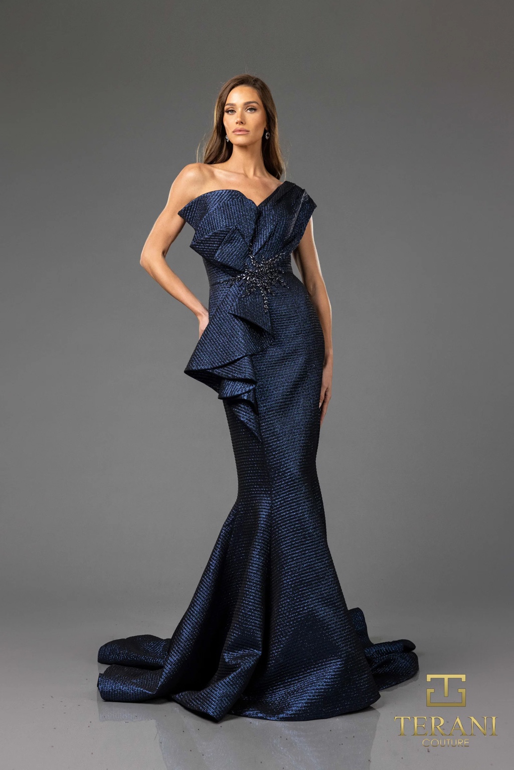 Navy evening and mother of the bride dress style at Lady Swan Bridal & Atelier